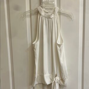 Trina Turk White Sleeveless Top Size M